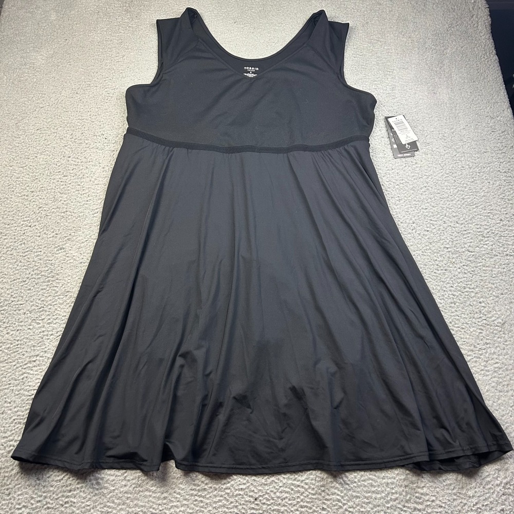 NEW Torrid Dress Womens Performance Core Midi Active W/ Back Cut Out 3X